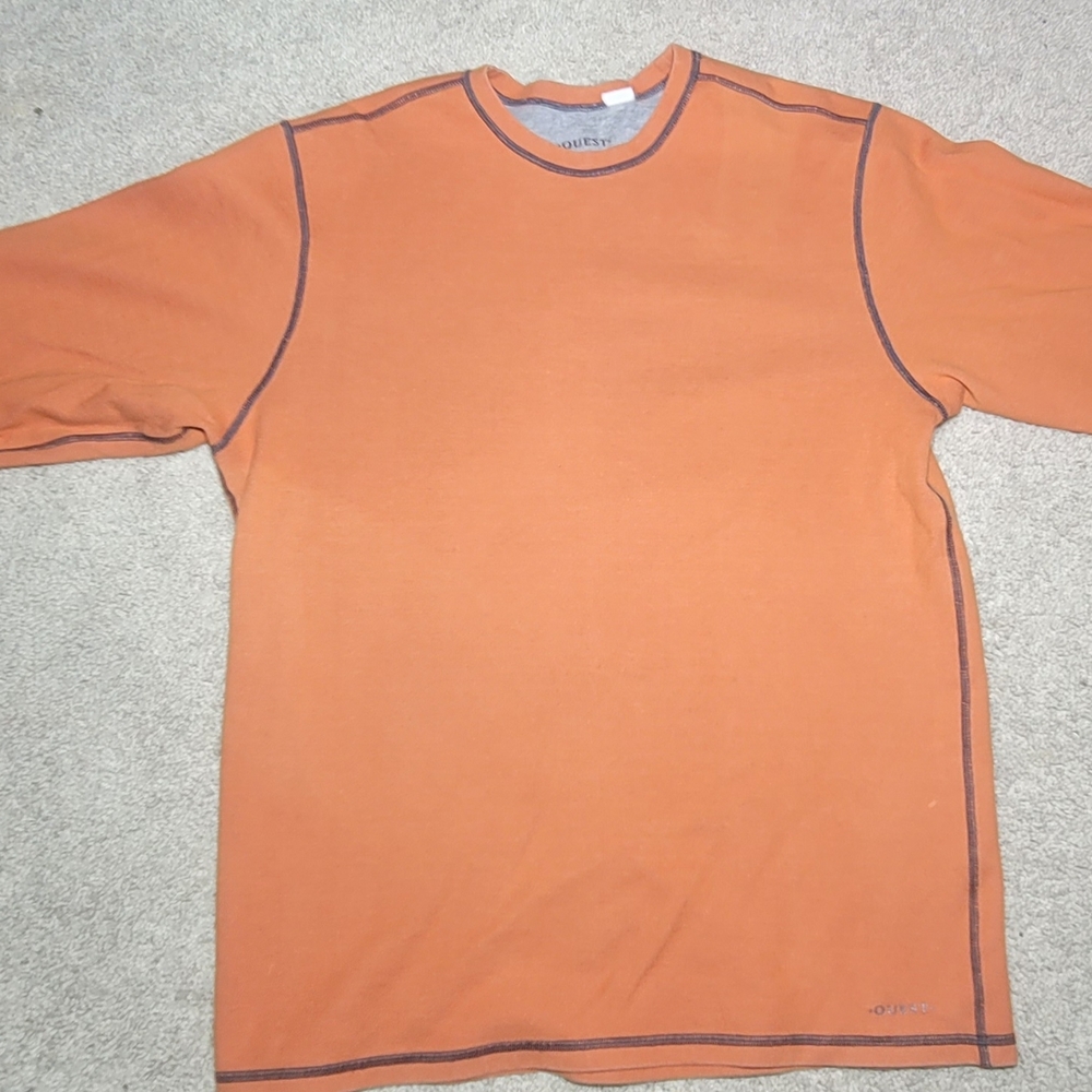 Vintage Quest Orange Men's Medium Sweatshirt